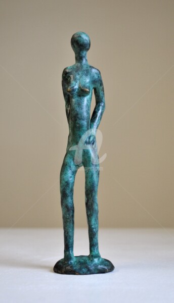 Sculpture intitulée "Mutine" par Jean-Pierre Tauzia, Œuvre d'art originale, Bronze