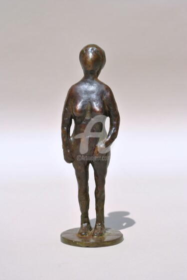 Sculpture intitulée "Petite nudiste" par Jean-Pierre Tauzia, Œuvre d'art originale, Bronze