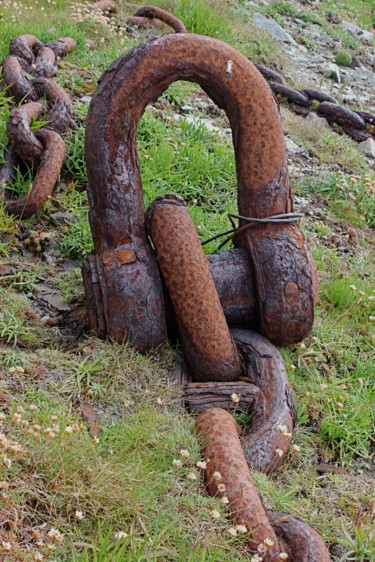 Photographie intitulée "rusty-manille" par Jean-Pierre Simard, Œuvre d'art originale, Photographie numérique
