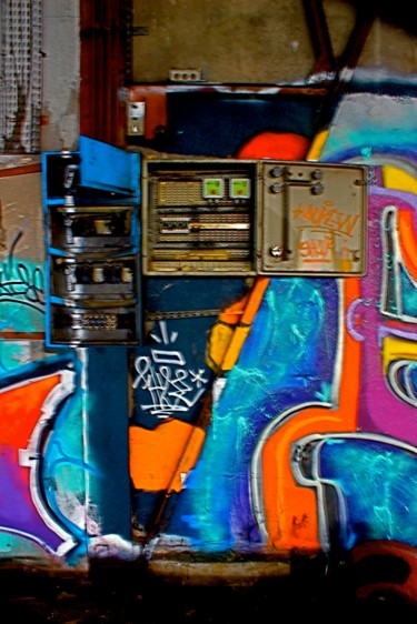 Fotografía titulada "streetartmoire.jpg" por Jean-Pierre Simard, Obra de arte original, Fotografía digital Montado en Panel…