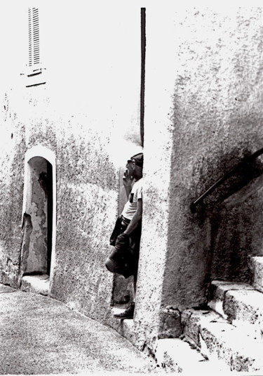 "guetteur" başlıklı Fotoğraf Jean-Pierre Simard tarafından, Orijinal sanat, Fotoşoplu fotoğrafçılık Ahşap panel üzerine mont…