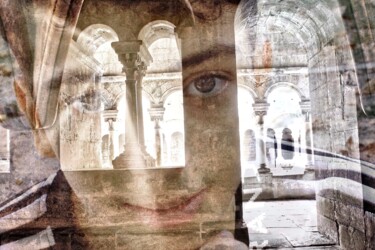 Fotografie mit dem Titel "mystoeil" von Jean-Pierre Simard, Original-Kunstwerk, Digitale Collage