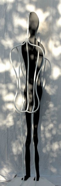 Sculpture titled "Ce jour où" by Jean Remaury, Original Artwork, Metals