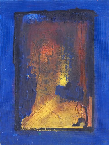Schilderij getiteld "Silhouette" door Jean-Roch Focant, Origineel Kunstwerk, Acryl Gemonteerd op Houten paneel