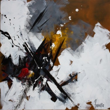 Peinture intitulée "Abstrait 8" par Jean Rougerie, Œuvre d'art originale, Acrylique