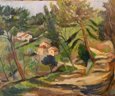 Peinture intitulée "au Mt Vinaigrier  N…" par Jean Seyrat, Œuvre d'art originale