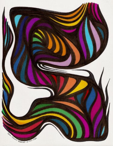 Drawing titled "C-770" by Jean-Thomas Bédard, Original Artwork, Marker