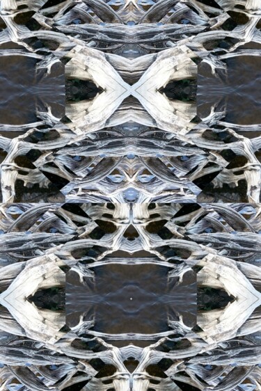 Photography titled "Totem du masque" by Jean-Thomas Bédard, Original Artwork, Manipulated Photography