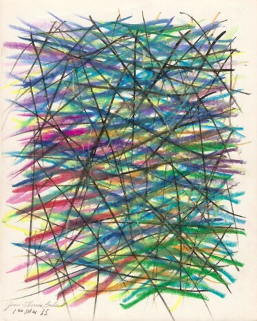 Dessin intitulée "B-743 - Premier Mai" par Jean-Thomas Bédard, Œuvre d'art originale, Crayon