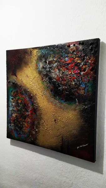 Painting titled ""Collision"" by Jean-Victor Friboulet, Original Artwork, Acrylic