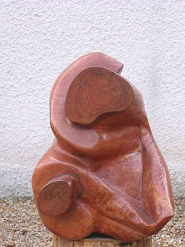 Sculpture intitulée "Formes enlacées" par Jean Vindras, Œuvre d'art originale, Bois