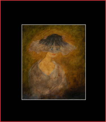 Картина под названием "" Violetta "" - Jean Xavier Combe, Подлинное произведение искусства, Масло