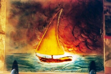 Artisanat intitulée "voyage dans la temp…" par Jean-Yves Delille, Œuvre d'art originale