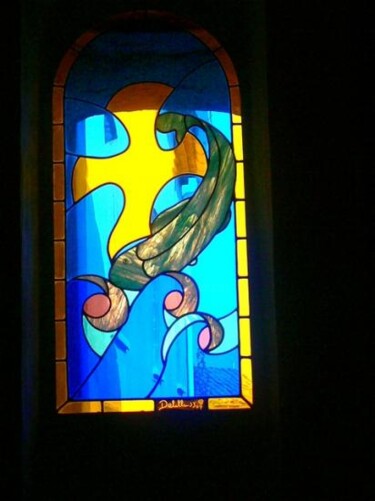 Artisanat intitulée "la croix et le pois…" par Jean-Yves Delille, Œuvre d'art originale