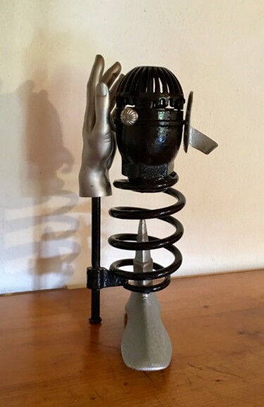 Sculpture titled "LSD (Lucie Sans Dup…" by Jean-Yves Grossiord, Original Artwork, Metals
