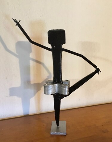 Sculpture titled "Danse 3" by Jean-Yves Grossiord, Original Artwork, Metals