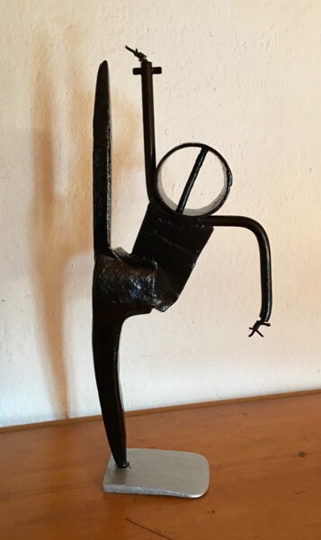 Sculpture titled "Danse 5" by Jean-Yves Grossiord, Original Artwork, Metals