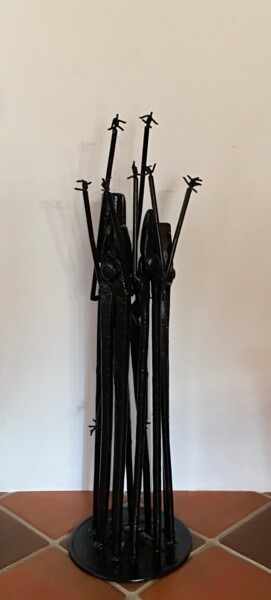 Sculpture titled "SOUS (Save Our Ukra…" by Jean-Yves Grossiord, Original Artwork, Metals