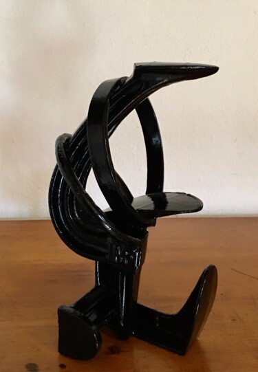 Sculpture titled "Danse 3D (De Doux D…" by Jean-Yves Grossiord, Original Artwork, Metals