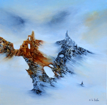 Le chemin de l'espoir 40x40 cm ©2016 par Jean-Yves LE BRETON