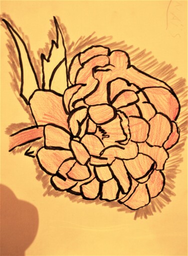 Dessin intitulée "dessin de ma petite…" par Jean-Yves Saint Lezer, Œuvre d'art originale, Crayon