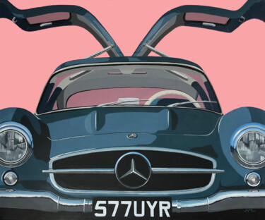 Painting titled "Gullwing" by Jean-Yves Tabourot, Original Artwork, Acrylic