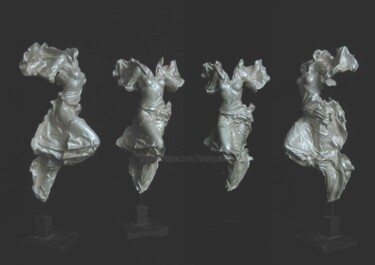 Скульптура под названием "allegria allegoria" - Jean-Yves Verne, Подлинное произведение искусства, Смола