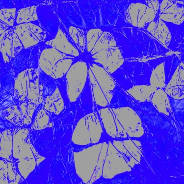 Digitale Kunst mit dem Titel "fleurs - 4" von Jean-Yves Verne, Original-Kunstwerk, 2D digitale Arbeit
