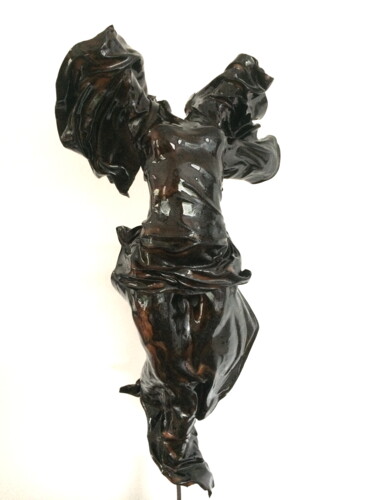 Sculpture titled "automne 2021" by Jean-Yves Verne, Original Artwork, Resin