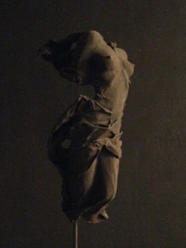 Skulptur mit dem Titel "plastic allegory 8" von Jean-Yves Verne, Original-Kunstwerk, Gemischte Medien
