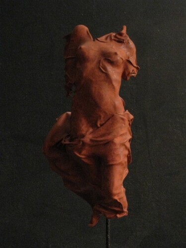 「plastic allegory 11」というタイトルの彫刻 Jean-Yves Verneによって, オリジナルのアートワーク, ミックスメディア