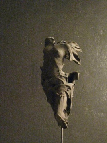 「plastic allegory 14」というタイトルの彫刻 Jean-Yves Verneによって, オリジナルのアートワーク, ミックスメディア