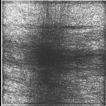 Рисунок под названием "cinématique 10" - Jean-Yves Verne, Подлинное произведение искусства, Чернила Установлен на картон