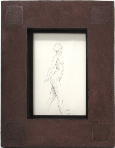 Σχέδιο με τίτλο "dessin - nu - sweet…" από Jean-Yves Verne, Αυθεντικά έργα τέχνης, Γραφίτης Τοποθετήθηκε στο Χαρτόνι