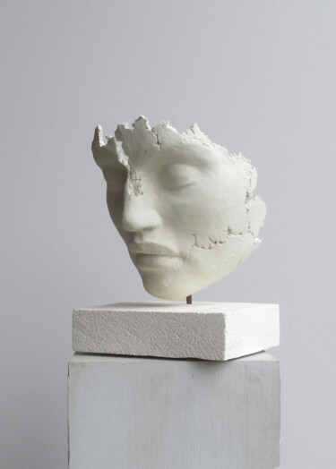 Skulptur mit dem Titel "concrete art - scul…" von Jean-Yves Verne, Original-Kunstwerk, Zement
