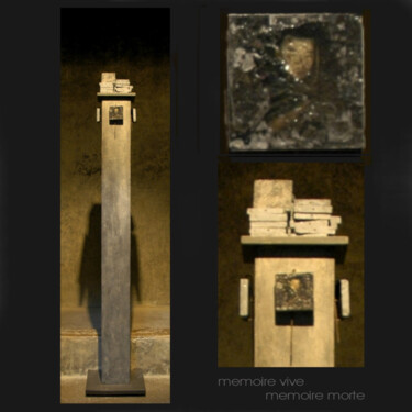 Escultura intitulada "mémoire vive, mémoi…" por Jean-Yves Verne, Obras de arte originais, Outro
