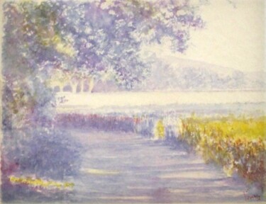 Peinture intitulée "aquarelle- pleinitu…" par Jean-Yves Verne, Œuvre d'art originale, Aquarelle