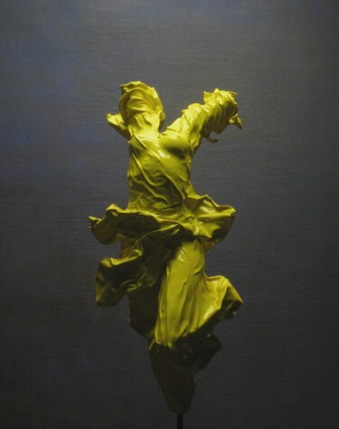 Скульптура под названием "sculpture en résine" - Jean-Yves Verne, Подлинное произведение искусства, Смола