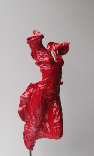 Sculpture titled "femme - sculpture…" by Jean-Yves Verne, Original Artwork, Resin