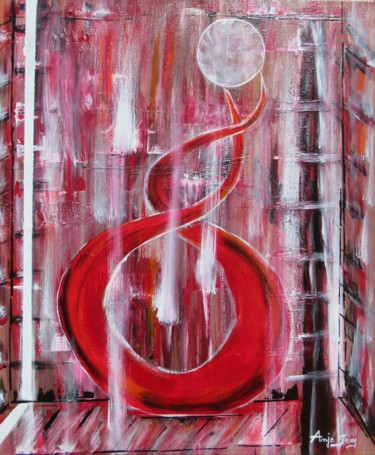 Painting titled "Equilibre.jpg" by Jean-Yves Zilio (Anje Sevy), Original Artwork, Acrylic