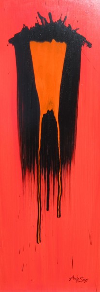 Peinture intitulée "fluo" par Jean-Yves Zilio (Anje Sevy), Œuvre d'art originale, Acrylique