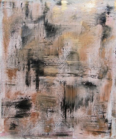 Painting titled "bronze-coulé.jpg" by Jean-Yves Zilio (Anje Sevy), Original Artwork, Acrylic