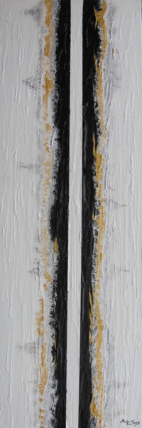 Pittura intitolato "chemin" da Jean-Yves Zilio (Anje Sevy), Opera d'arte originale, Acrilico