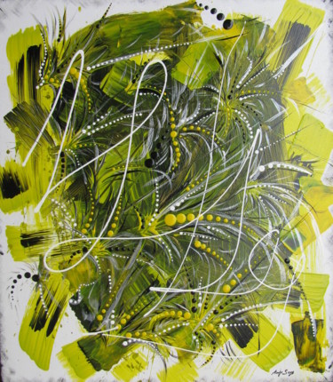 Malerei mit dem Titel "spath 'at" von Jean-Yves Zilio (Anje Sevy), Original-Kunstwerk, Acryl