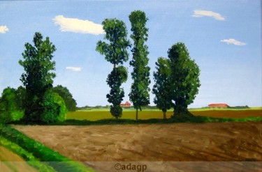 Peinture intitulée "tableau-132-40x60.j…" par Jean Ader, Œuvre d'art originale