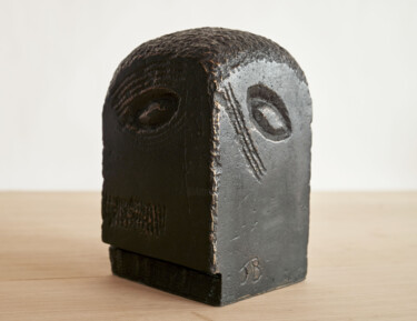 Скульптура под названием "les 4 faces" - Jeanbaptiste Van Den Heede, Подлинное произведение искусства, Бронза