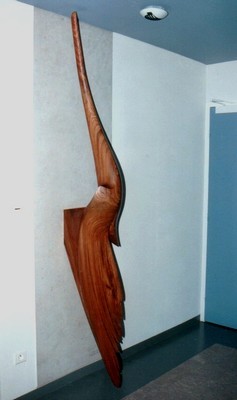 Sculpture titled "D'un coté de l'autre" by Jean Barral Baron, Original Artwork