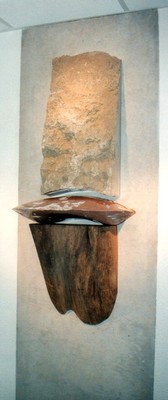 Sculpture titled "D'un coté de l'autre" by Jean Barral Baron, Original Artwork