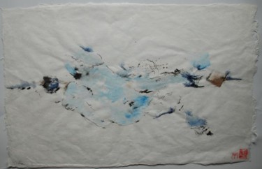 Peinture intitulée "A la mare,un panier…" par Jean Cabane, Œuvre d'art originale