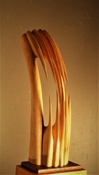 Sculpture titled "Talle 10" by Jean-Charles Ferrand, Original Artwork, Wood